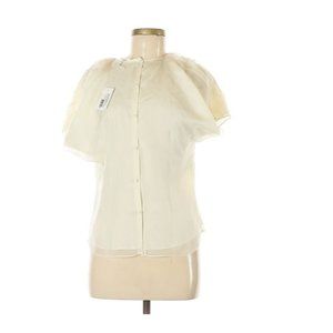 Vanessa Bruno Short Sleeve Silk Top